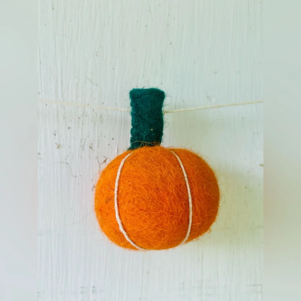 *Bats and Pumpkins Halloween Felt Garland